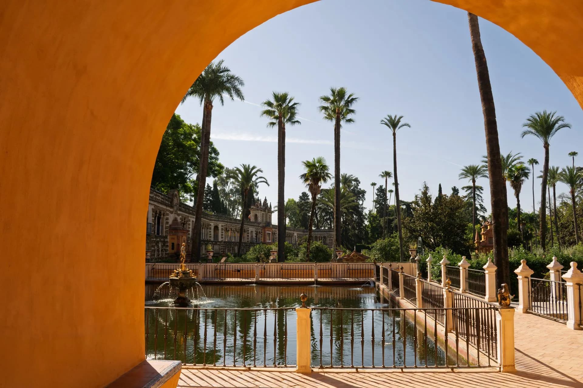 The Puente Nuevo bridge spanning the gorge at Ronda, a popular day trip from Seville, Spain